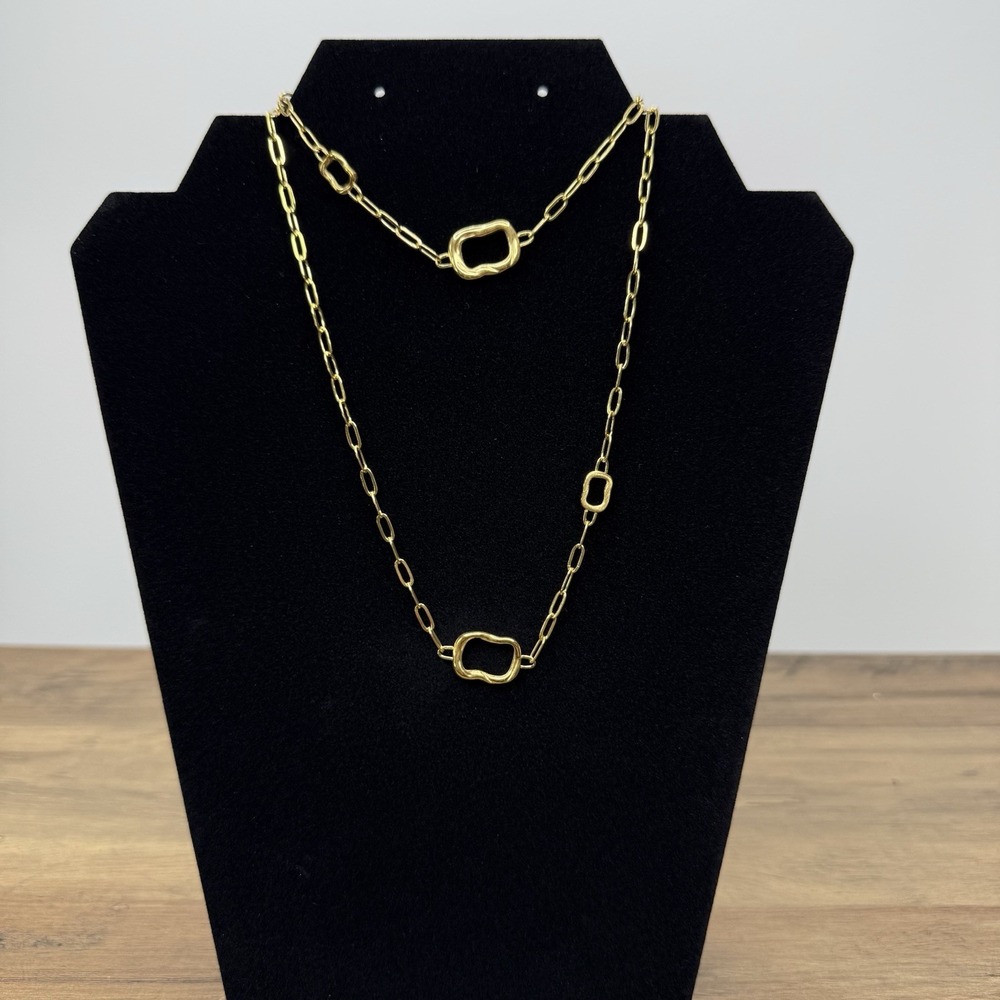 SLIDE JEWELRY 18K Gold Plated Necklace & Bracelet Set‎ Adjustable Zirconia - Picture 5 of 16
